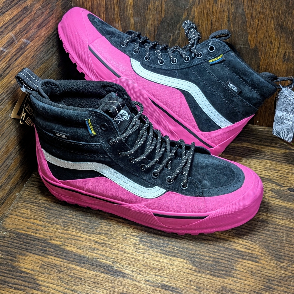 VANS Sk8-Hi MTE-2 Dip Black Pink Shoes Sz 8.5 Men’s/10 Women’s VN0009QKB9P